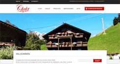 Desktop Screenshot of chalet-maria-theresia.com